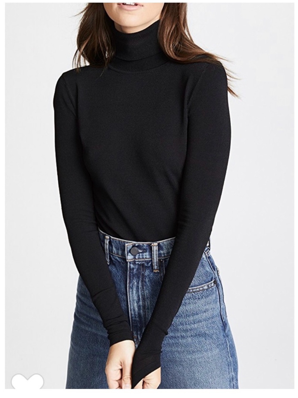DVF Jelena Turtleneck Black Size M